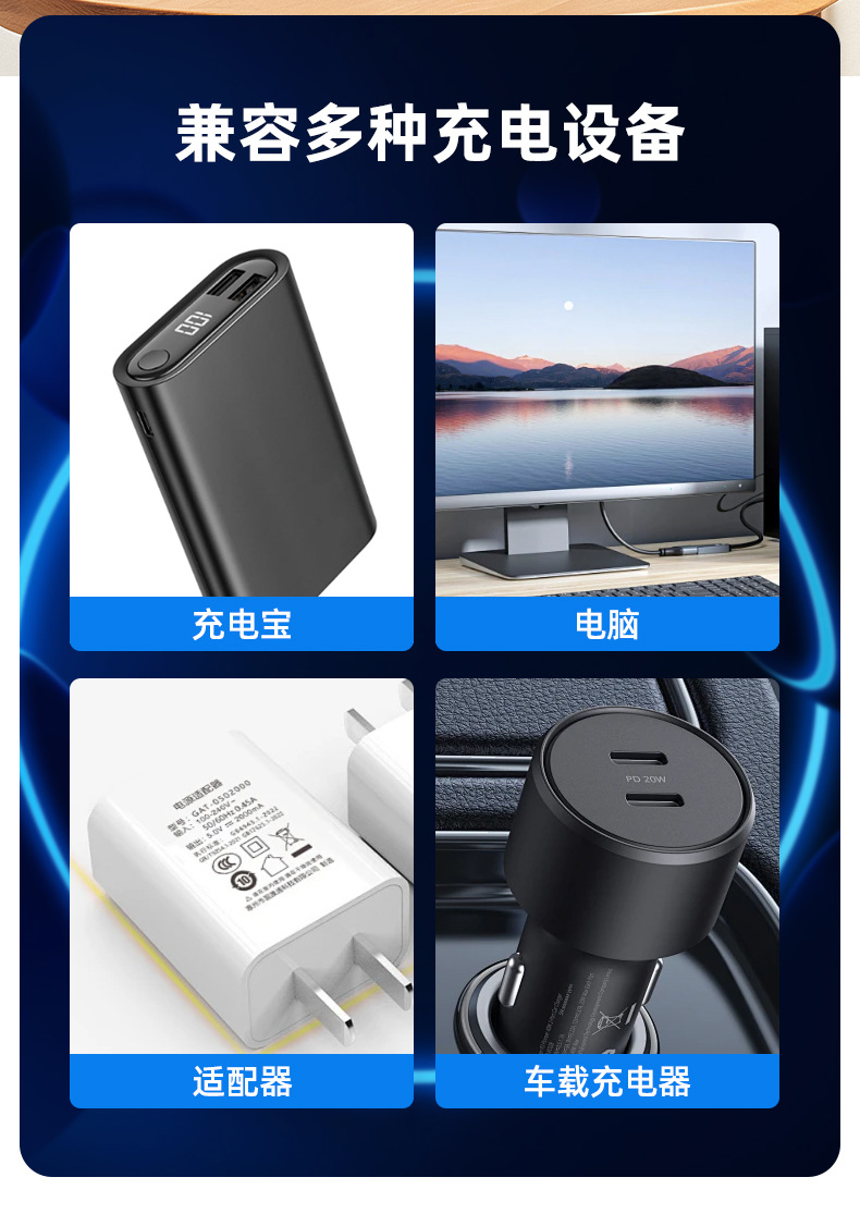 太阳能带风扇露营灯户外帐篷灯多功能应急灯可伸缩照明灯现货批发详情8