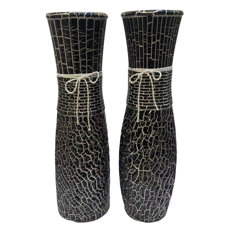 60cm花瓶厂家批发陶瓷花瓶欧式客厅摆饰绢花工艺落地大小花瓶详情19