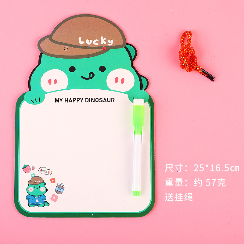 儿童卡通可擦画板幼儿园早教双面写字涂鸦画板学生可擦写字留言板详情11