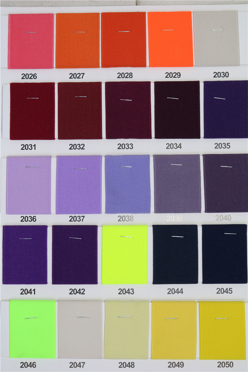 The manufacturer has in stock colored webbing, polyester denser imitation nylon elastic bands, clothing accessories, rubber bands, and supports color processing pic 18