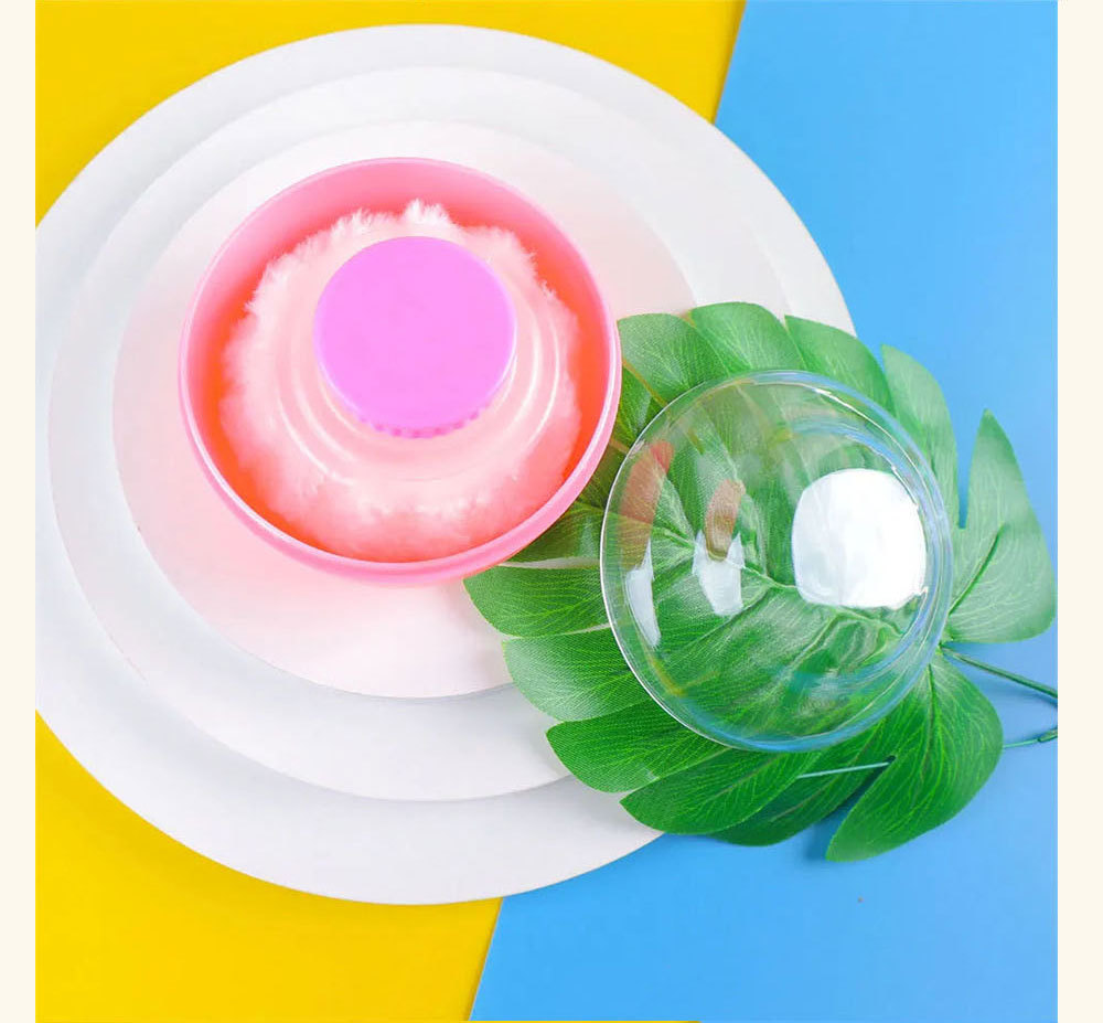 宝宝储粉式粉扑盒婴儿小孩爽身粉痱子粉扑盒日常护理用品厂家直销详情9