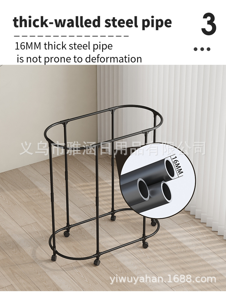 跨境源头工厂新款椭圆形旋转多功能晾衣架嗮衣架服装展示架陈列架详情12