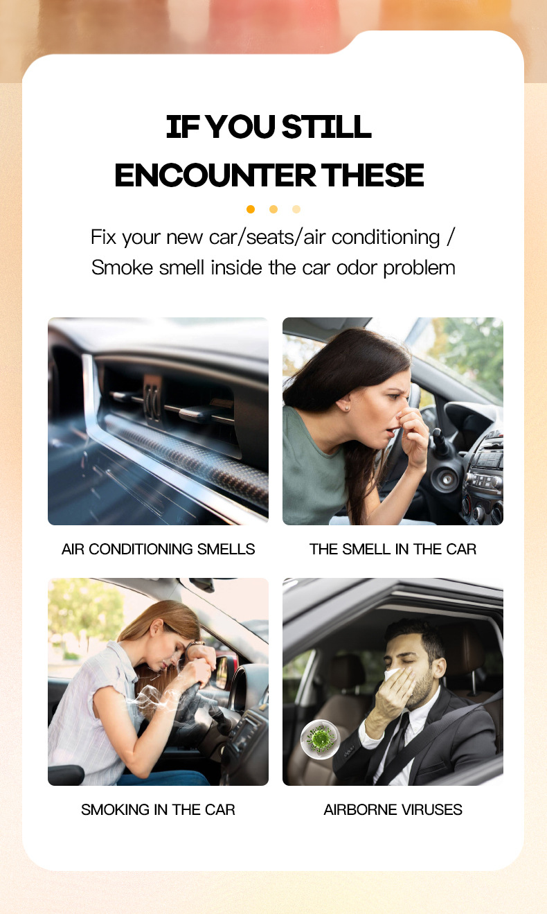 【 Cross-border Exclusive 】FORMBO Car Aromatherapy: Fresh Air, Odor Removal, Long-lasting Fragrance, Light Car Aromatherapy pic 3