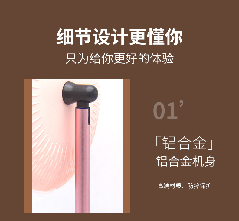 跨境智能梳妆镜化妆镜led灯台式鹿角支架宿舍镜子美妆镜补光灯详情14