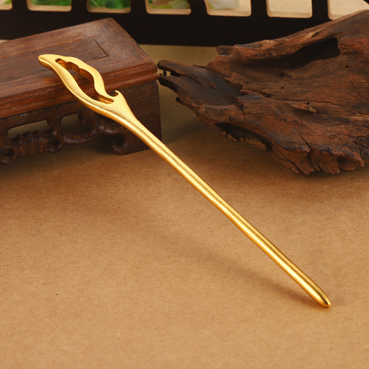 New Chinese-style hollowed-out flower and auspicious cloud hairpins, retro headwear accessories, Hanfu and cheongsam versatile hairpins, courtly ancient style ladies pic 31