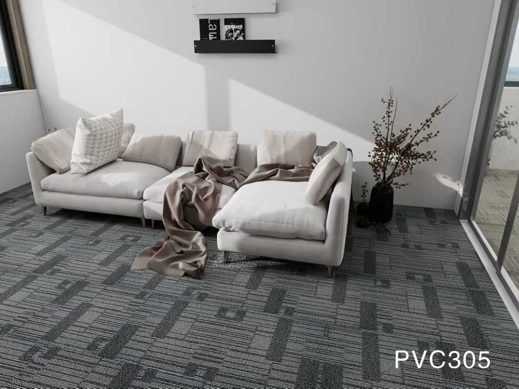 绿生新材料办公室地毯PVC底丙纶方块地毯加厚耐磨拼接地毯写字楼直播间地毯模块化拼接地毯环保无异味多色可选随心搭配PVC打详情3