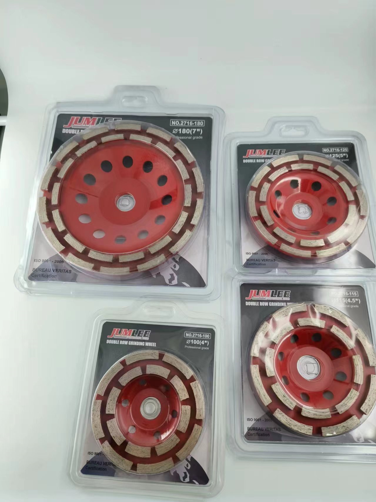 Double-row dry plate grinding discs, double-row grinding wheels, multi-functional diamond grinding discs for grinding marble and granite pic 5