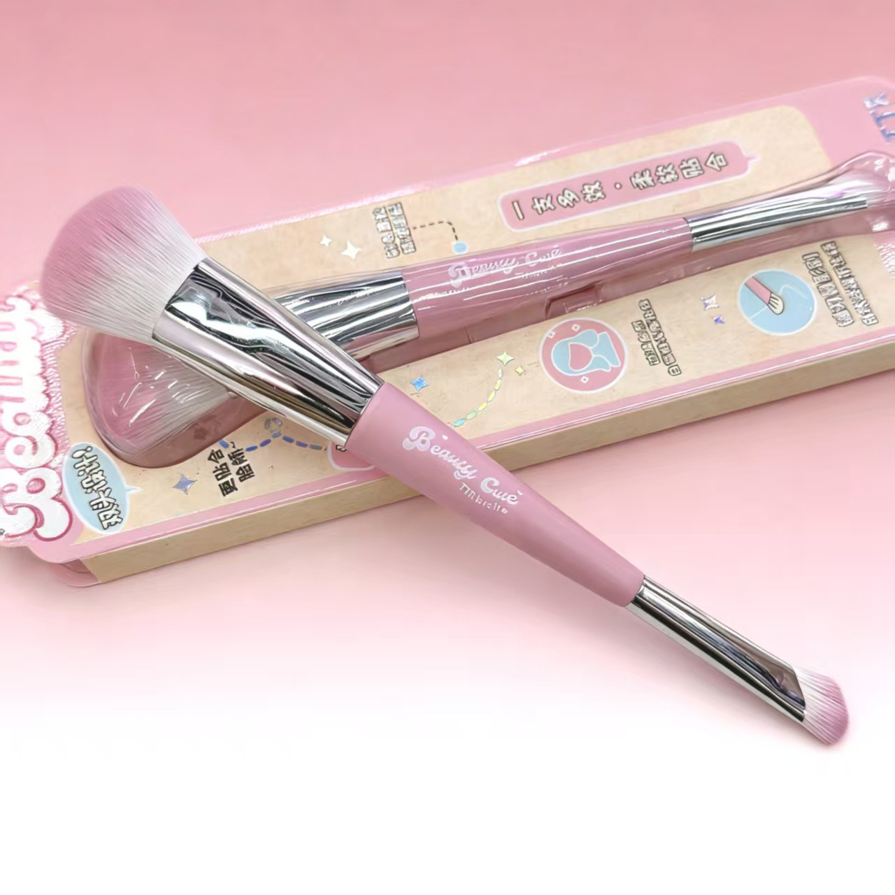 TTR卡盟粉底刷无痕不吃粉底妆棉花糖粉扑套装初学者便携干湿两用详情13