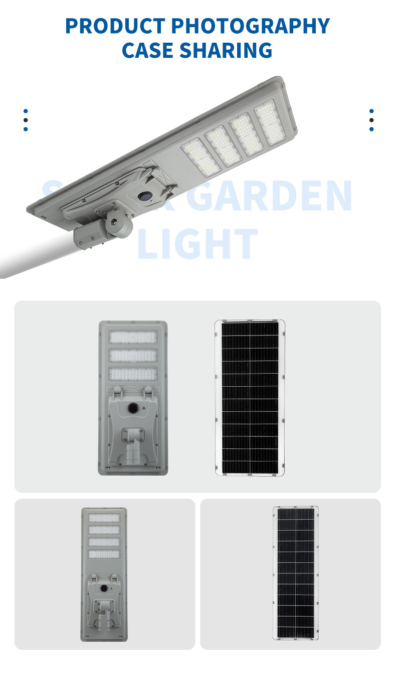 Solar integrated street lamp, LED lamp, solar lamp, 120W solar street lamp floodlight pic 13