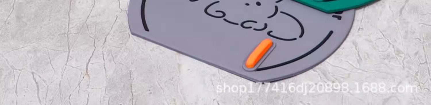 卡通地漏防臭硅胶垫下水道密封堵口防返臭盖卫生间浴室防反味通用详情2