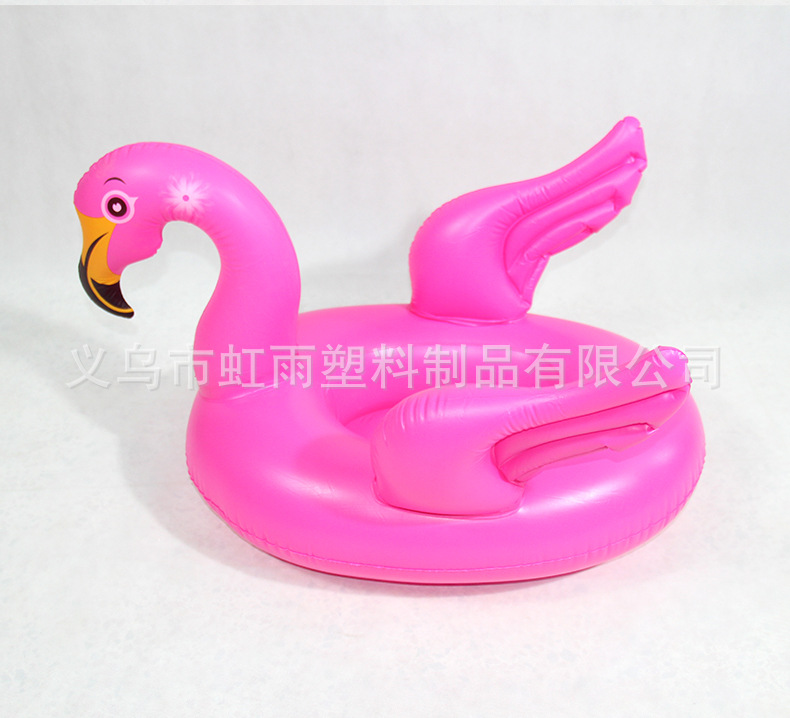 火烈鸟艇水上充气儿童玩具座圈带翅膀防侧翻游泳圈婴儿坐圈批发详情6
