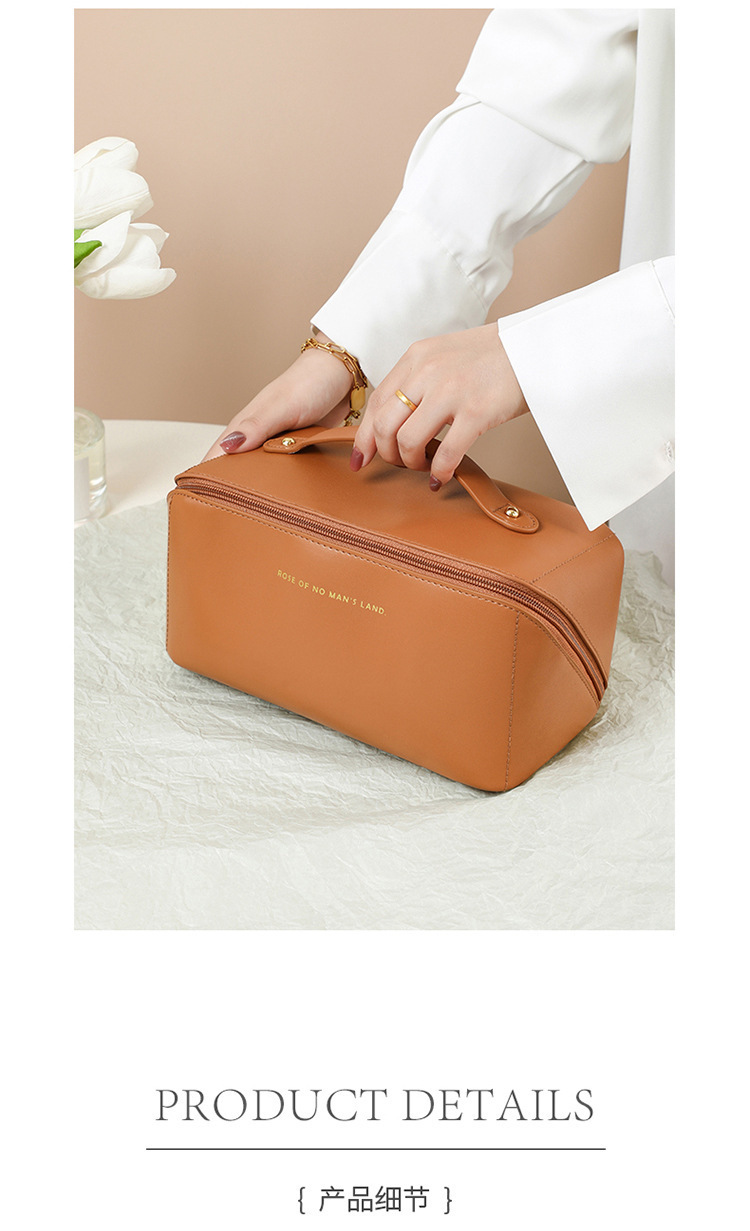 Bolsa cosmética minimalista almohada portátil bolsa cosmética bolsa de almacenamiento bolsa de viaje bolsa de tocador bolsa de maquillaje influenciador pic 13