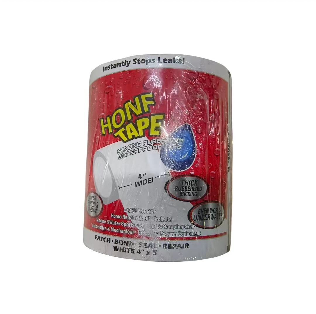 Black, transparent waterproof tape for water seepage and leakage prevention on building roofs, toilets, buckets, etc., 30cm*1.5m pic 1