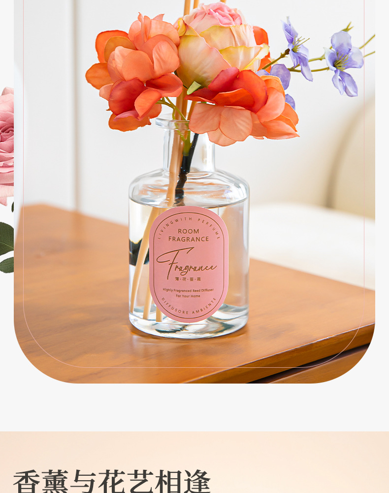 栀子花香薰精油家用伴手礼室内持久无火香薰便携卧室香氛卫生间详情13