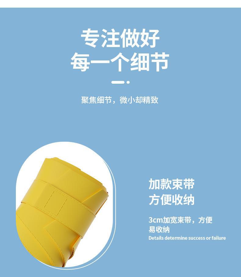 遮阳晴雨伞礼品广告伞可印logo黑胶六折防晒伞便携口袋伞加工批发详情12