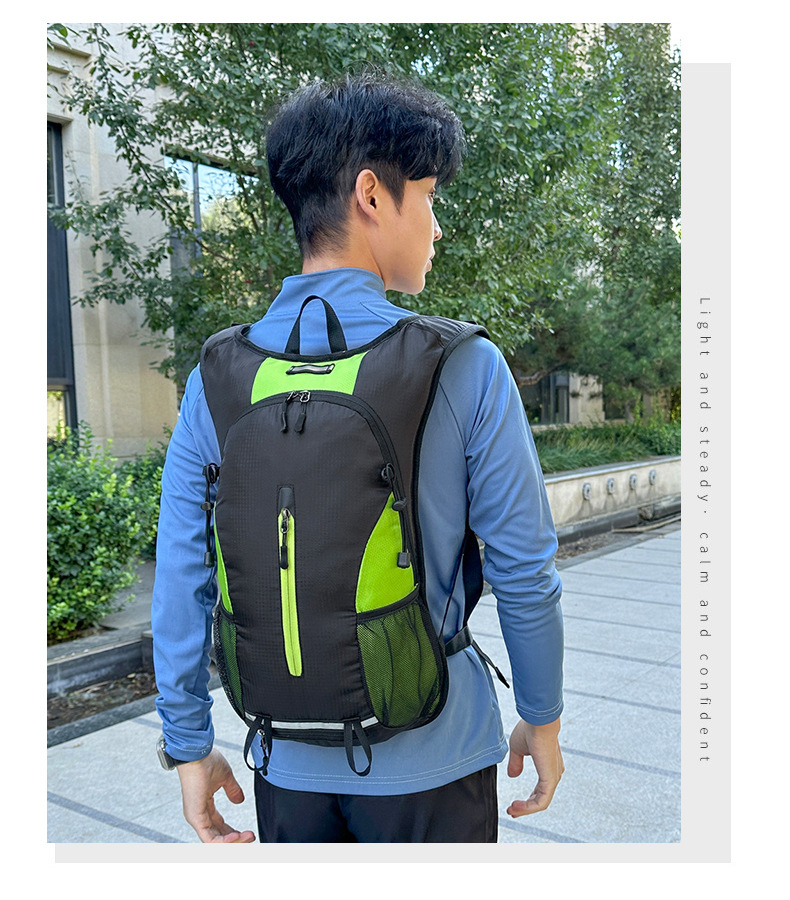 Outdoor sports cycling backpack, ultra-light hiking and mountaineering bag, wear-resistant, waterproof, lightweight travel multi-functional backpack pic 23