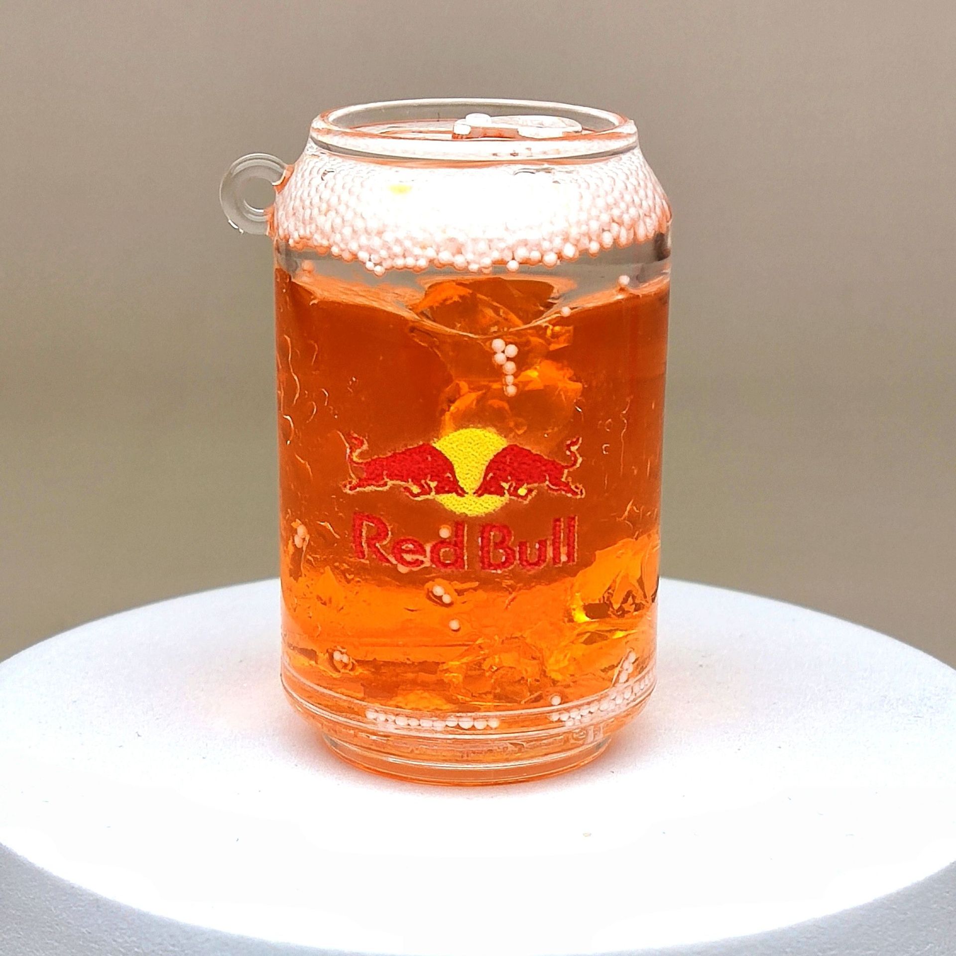 创意亚克力入油流沙瓶易拉罐汽水钥匙扣汽车配饰桌面摆件饰详情7