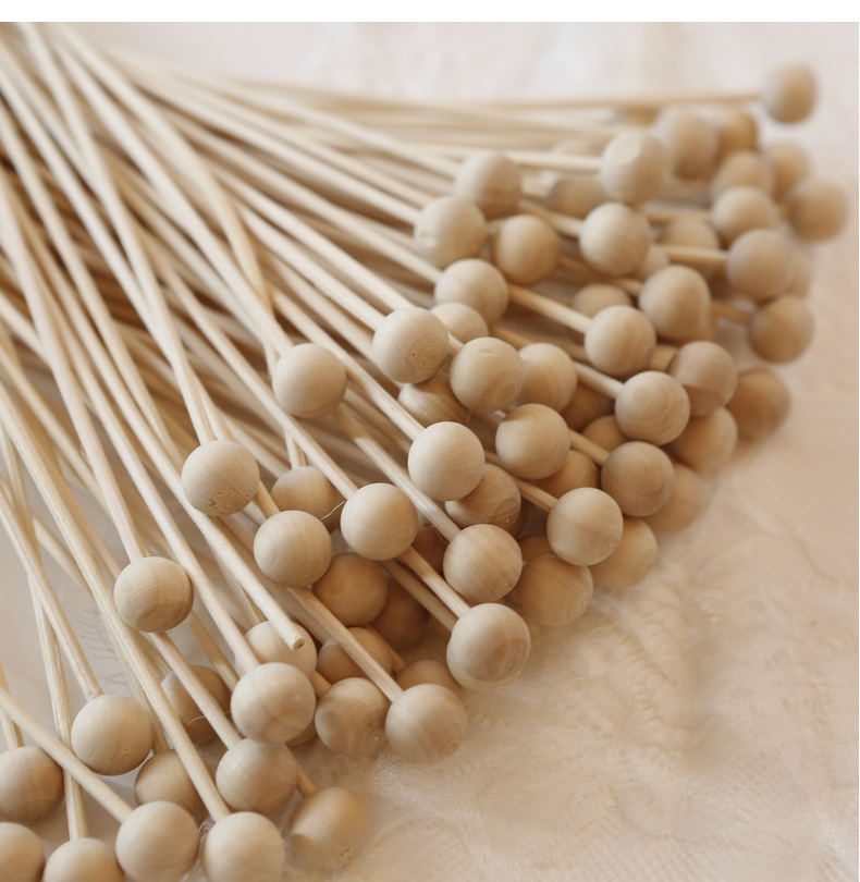 Cross-border aromatherapy sticks, wooden beads, flameless essential oil evaporation sticks, DIY aromatherapy bead accessories, herbal and floral water diffuser sticks, handicrafts, gifts, wooden handicrafts pic 6