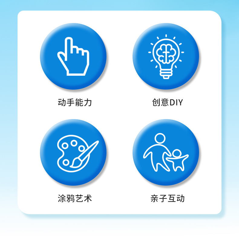 DIY涂色石膏娃娃手工彩绘上色涂鸦画亲子儿童礼品玩具地摊批发详情2