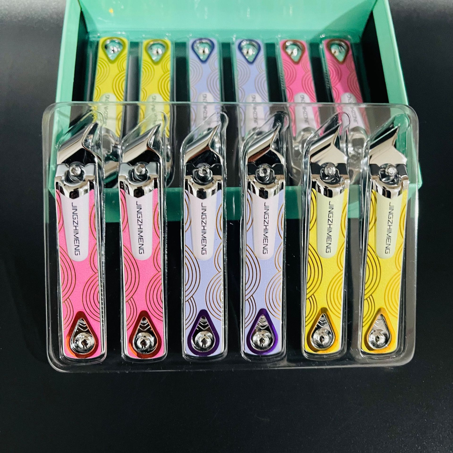 【 Office 】T6523 12/ box 600/ piece T6523 Nail Clippers, slanted nail clippers, Large household daily nail clippers, Colored nail clippers 2 yuan wholesale supply pic 2