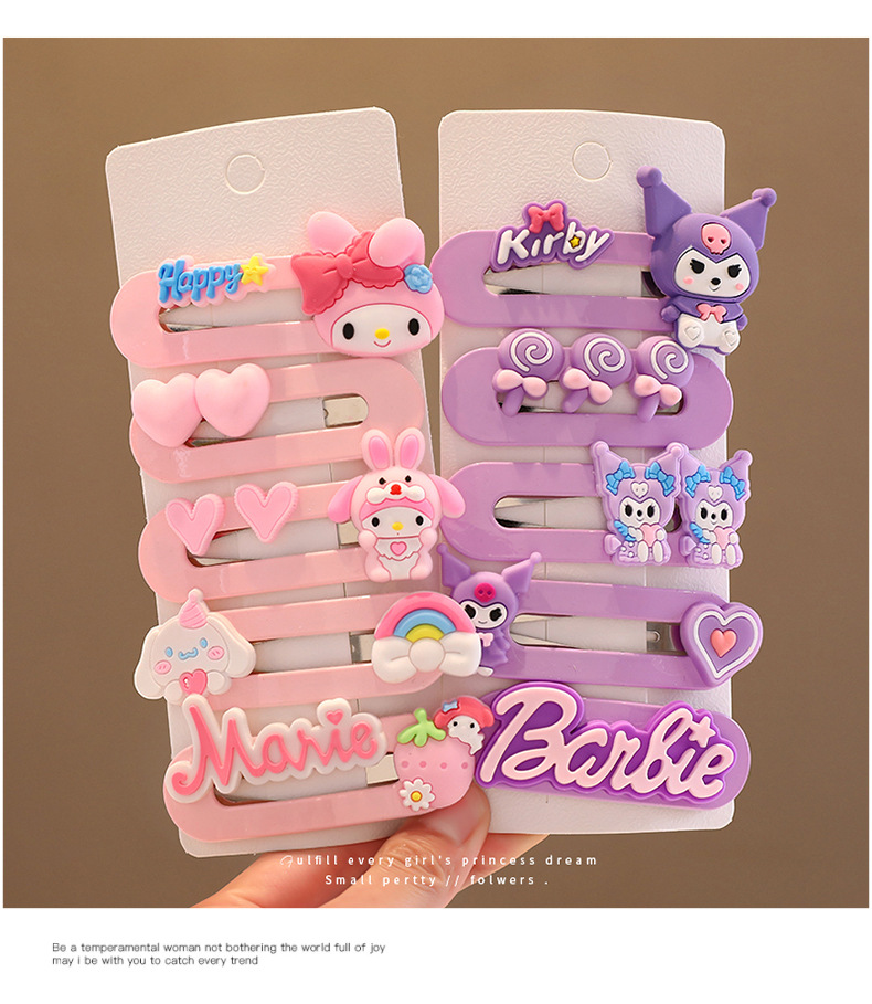 儿童卡通发夹小女孩碎发夹女童网红不伤发头饰可爱宝宝发卡发饰详情21