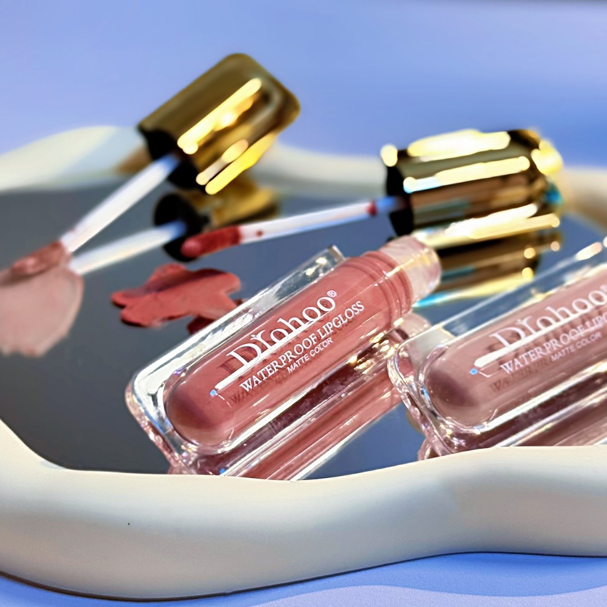 DROHOO跨境外贸哑光唇彩礼盒6色24支防水不沾杯货源头工厂定制OEM详情2