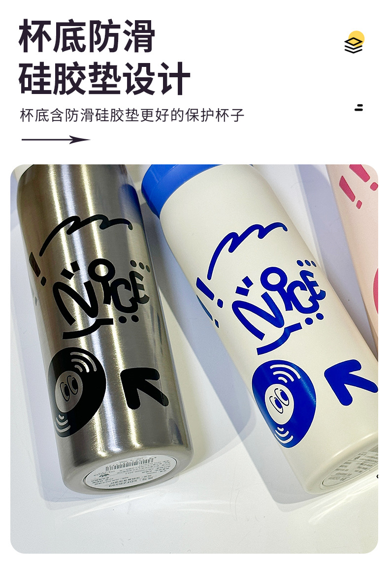 迷你口袋直饮随行杯子卡通涂鸦小巧儿童保温水杯304不锈钢保温杯详情21