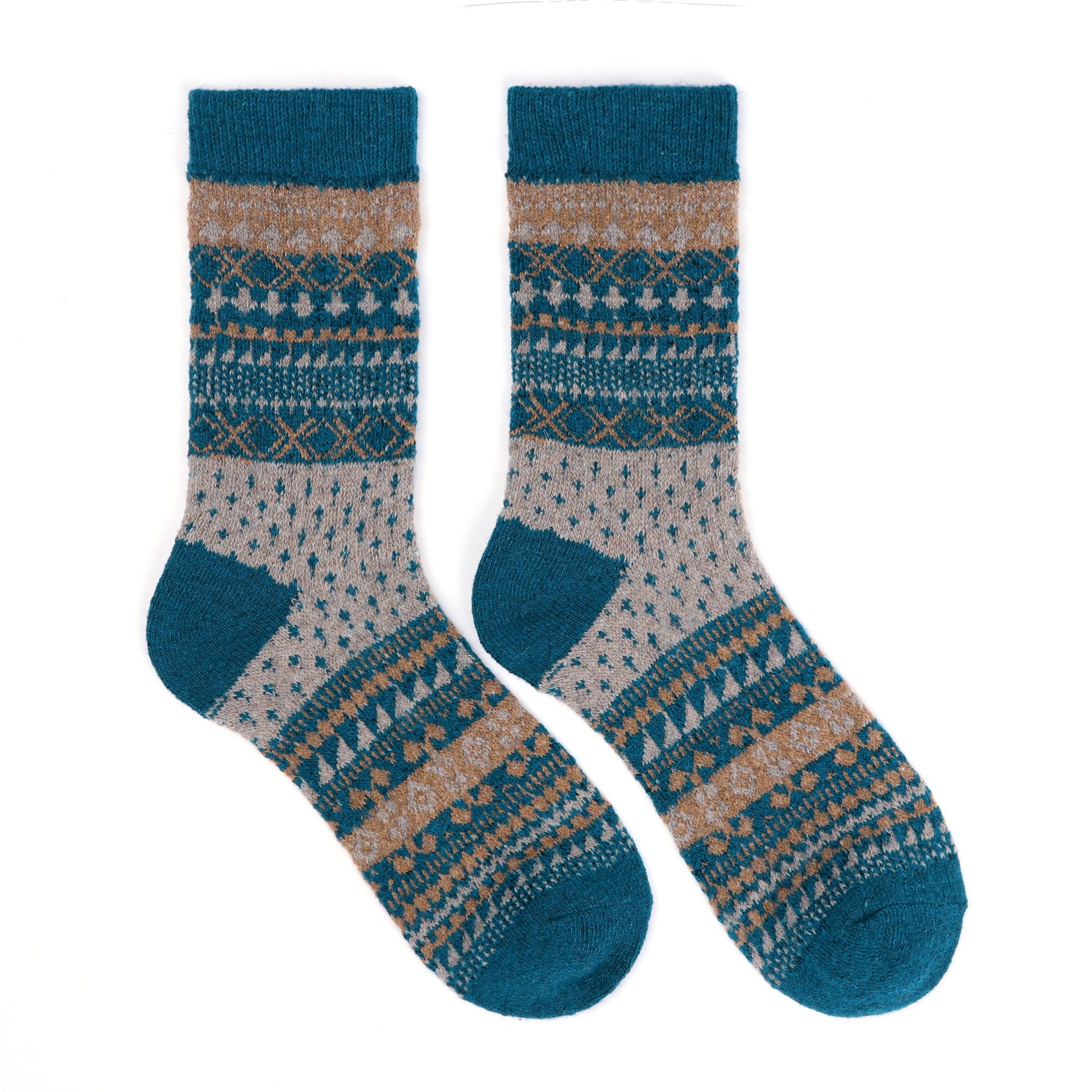 袜子男袜双针双路保暖防臭吸汗长袜日系复古民族风秋冬中筒袜潮详情9