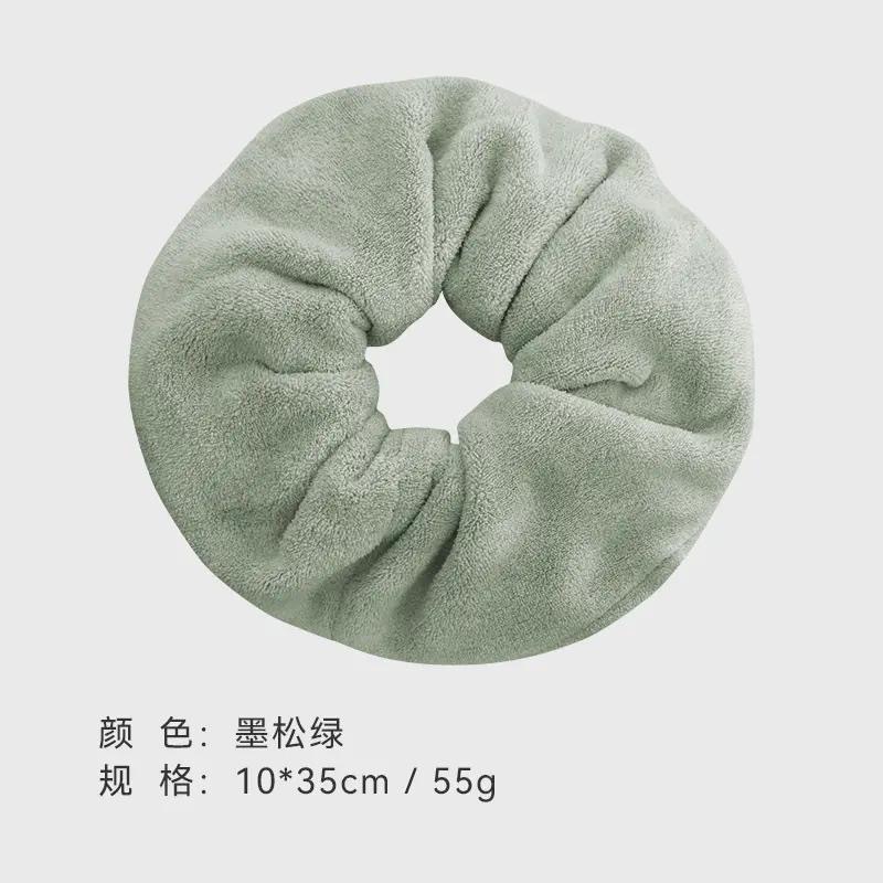 超大号干发毛巾发圈女强吸水毛绒发绳不伤发洗脸两用详情5
