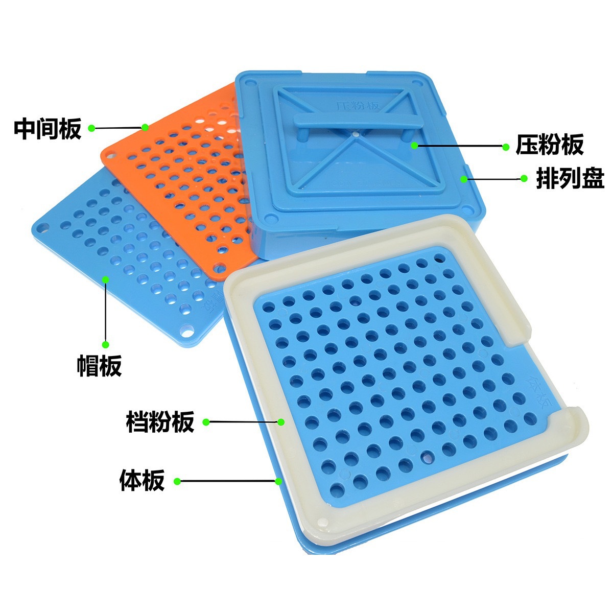 The 0-00 capsule filling plate is an automatic powder filling wonder. The 100-hole powder pressing plate has been upgraded and is easy to operate pic 2