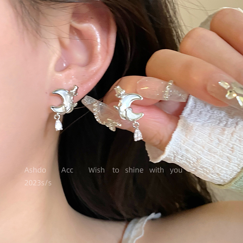 Ins-style pearl earrings for women, 925 silver needle, niche design, butterfly stud earrings, light luxury and high-end feel, earrings, earrings and ear rings pic 74