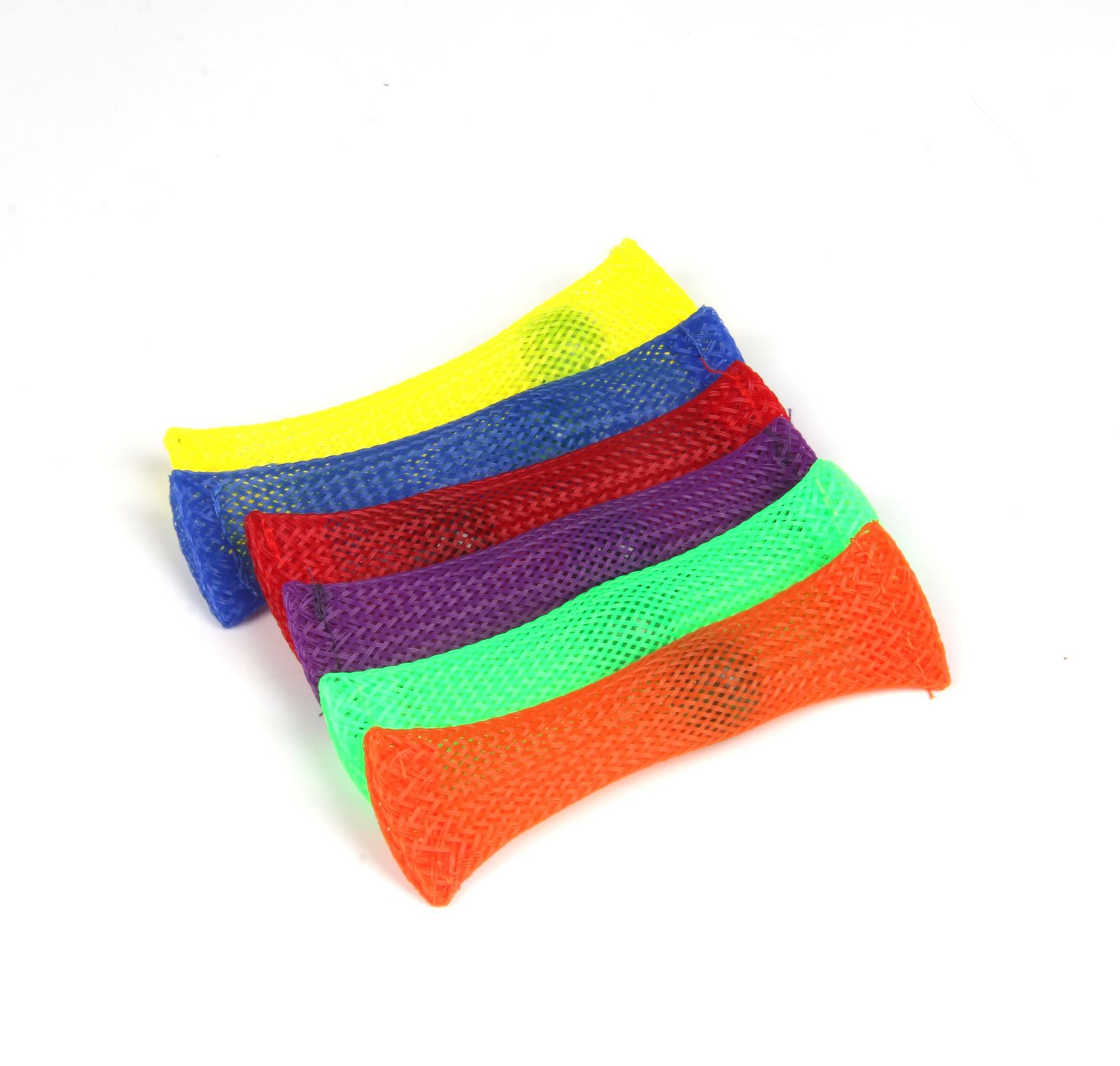 跨境多色拉扯网珠挤压发泄玩具 fidget toy减压编织网管弹珠玩具详情11