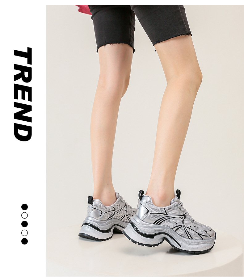 秋冬2025新款女鞋厚底老爹运动鞋老爹鞋女款潮酷百搭休闲鞋小白鞋详情13