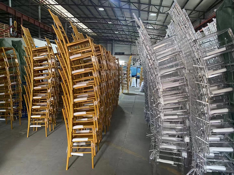 Star Factory wholesale outdoor wedding acrylic chairs, transparent crystal stools, hotel banquet hall plastic PC bamboo joint chairs pic 24