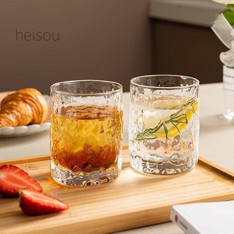 A set of 6 thickened heat-resistant glass cups for home use, including transparent drinking cups, tea cups, milk, juice and beer cups pic 16