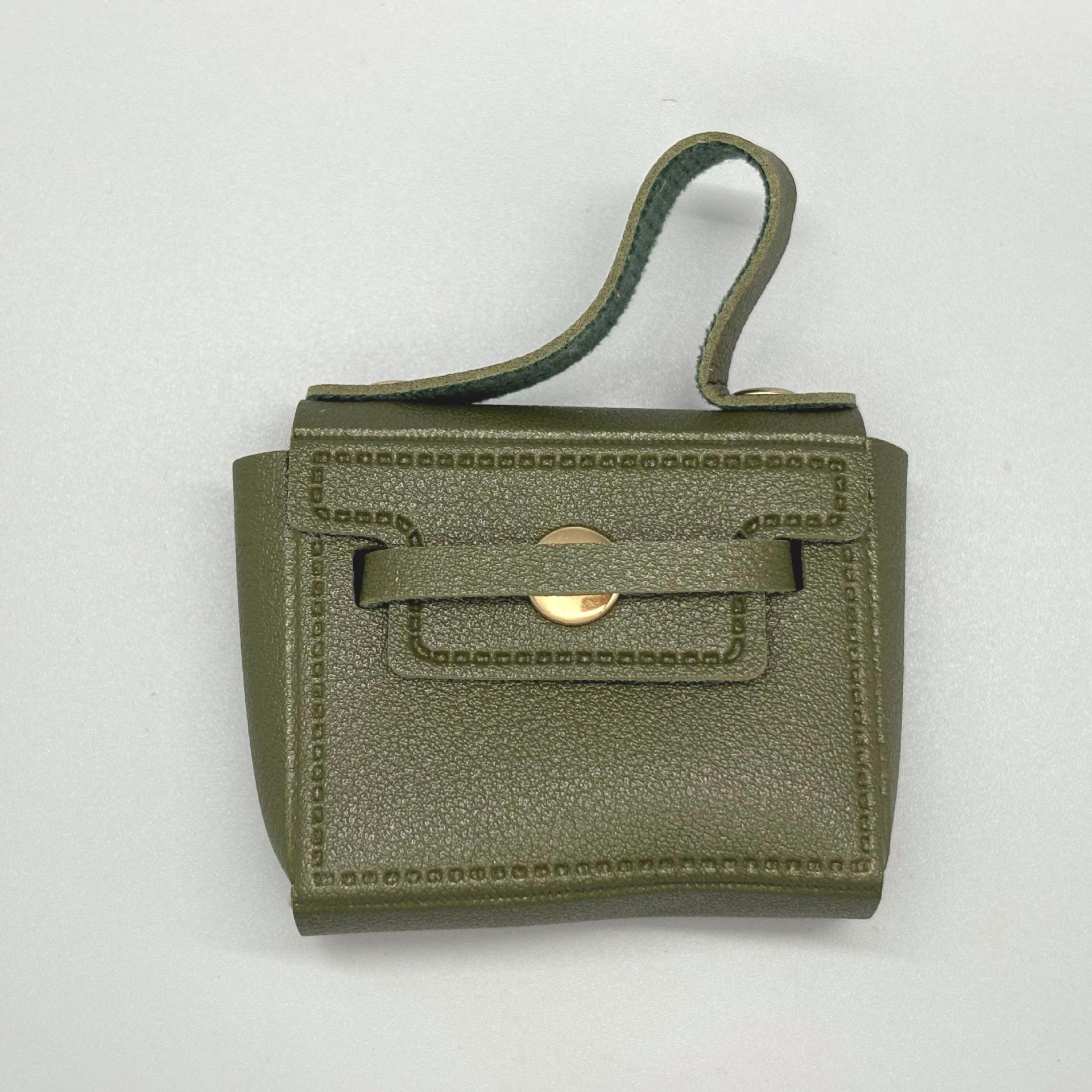 带钥匙圈迷你手提包袋硬币钱包耳机收纳便携式钥匙扣吊坠包挂饰配详情10