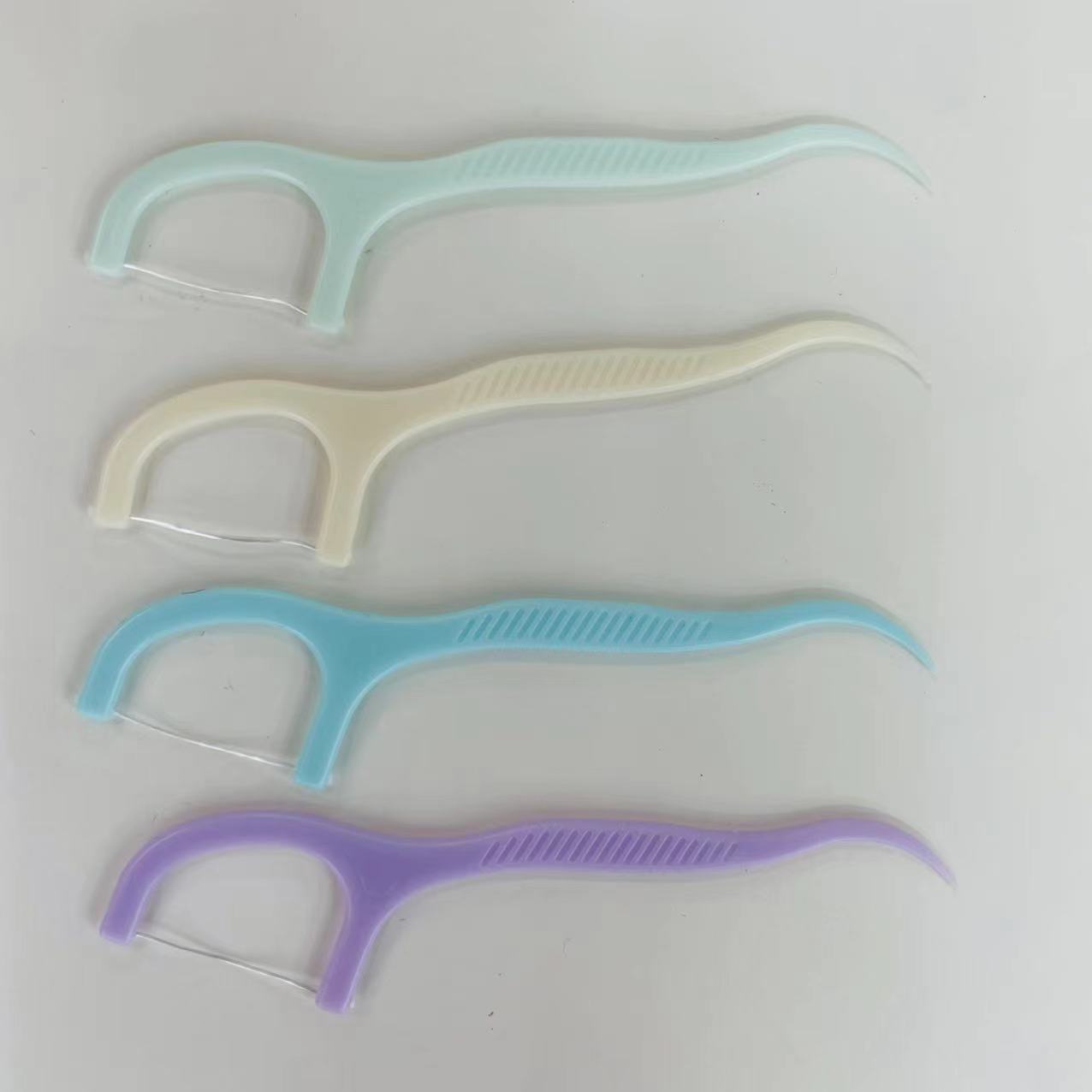 Dental floss box set, disposable plastic toothpicks for dental care, portable dental floss sticks, family set, 30 floss sticks pic 10