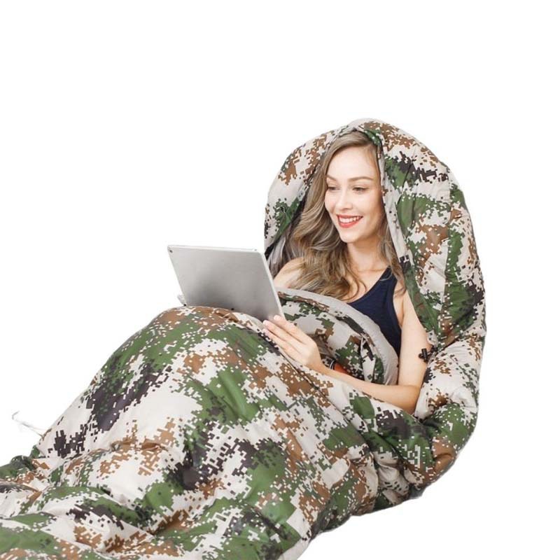 Sleeping bags for adults, thickened and warm for outdoor use in winter, single adults, autumn and winter for outdoor camping, indoor sleeping bags in winter, spring and summer pic 4