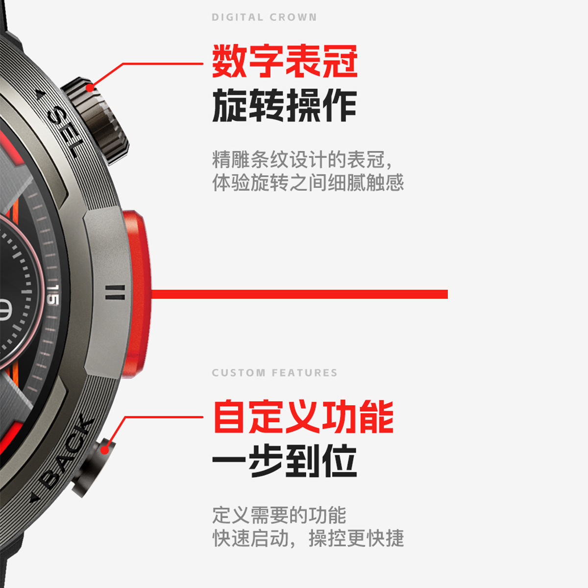 跨境S100 1.45寸高清蓝牙通话智能手表血氧血压带编码器户外手表详情7