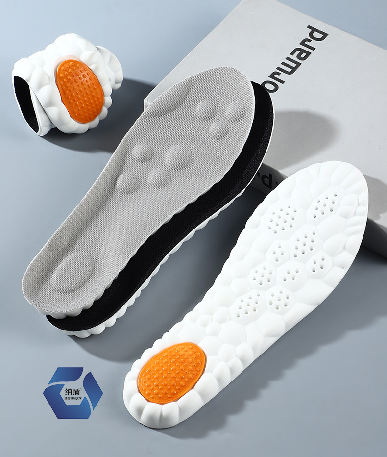 Sports shock-absorbing insoles, anti-odor pu cloud, no fatigue after standing for a long time, military training special, super soft, sweat-absorbing and breathable basketball pic 36