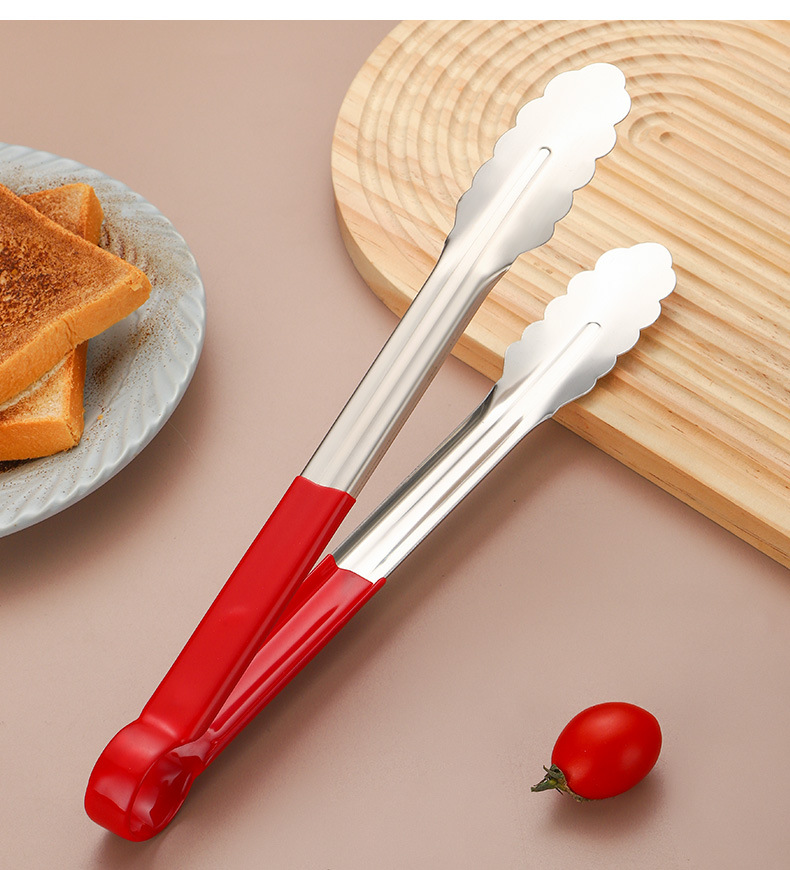 食品夹不锈钢面包夹厨房油炸防烫加长加厚烤肉夹子餐厅菜夹烘焙用详情14