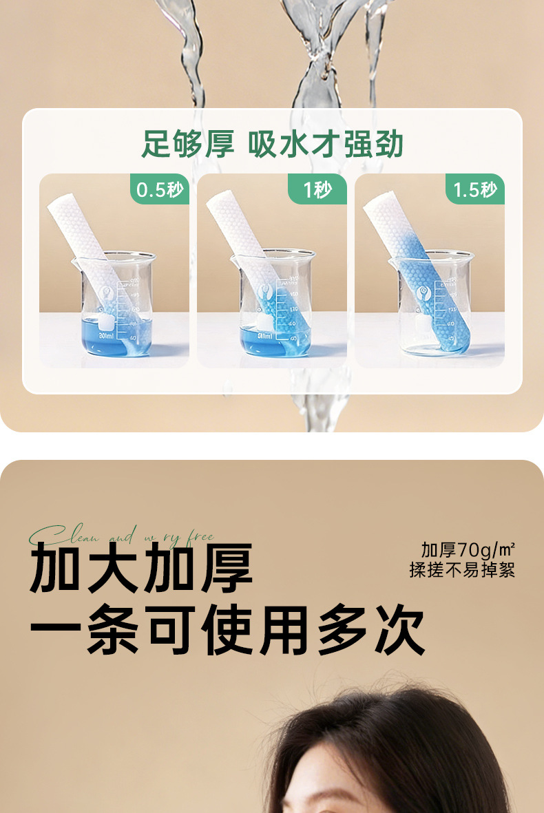 一次性毛巾纯棉加厚加大洗脸巾旅行酒店便携独立真空包装浴巾批发详情6