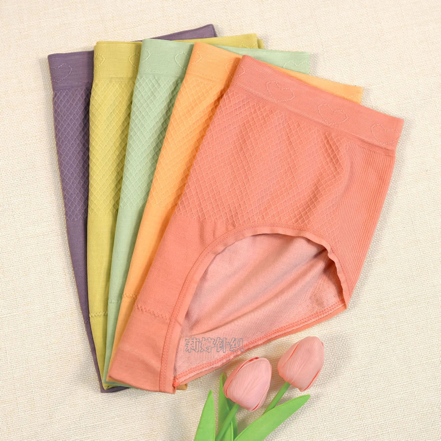 大码内裤加肥加大女胖MM200斤无痕中老年妈妈三角短女士内裤批发详情11