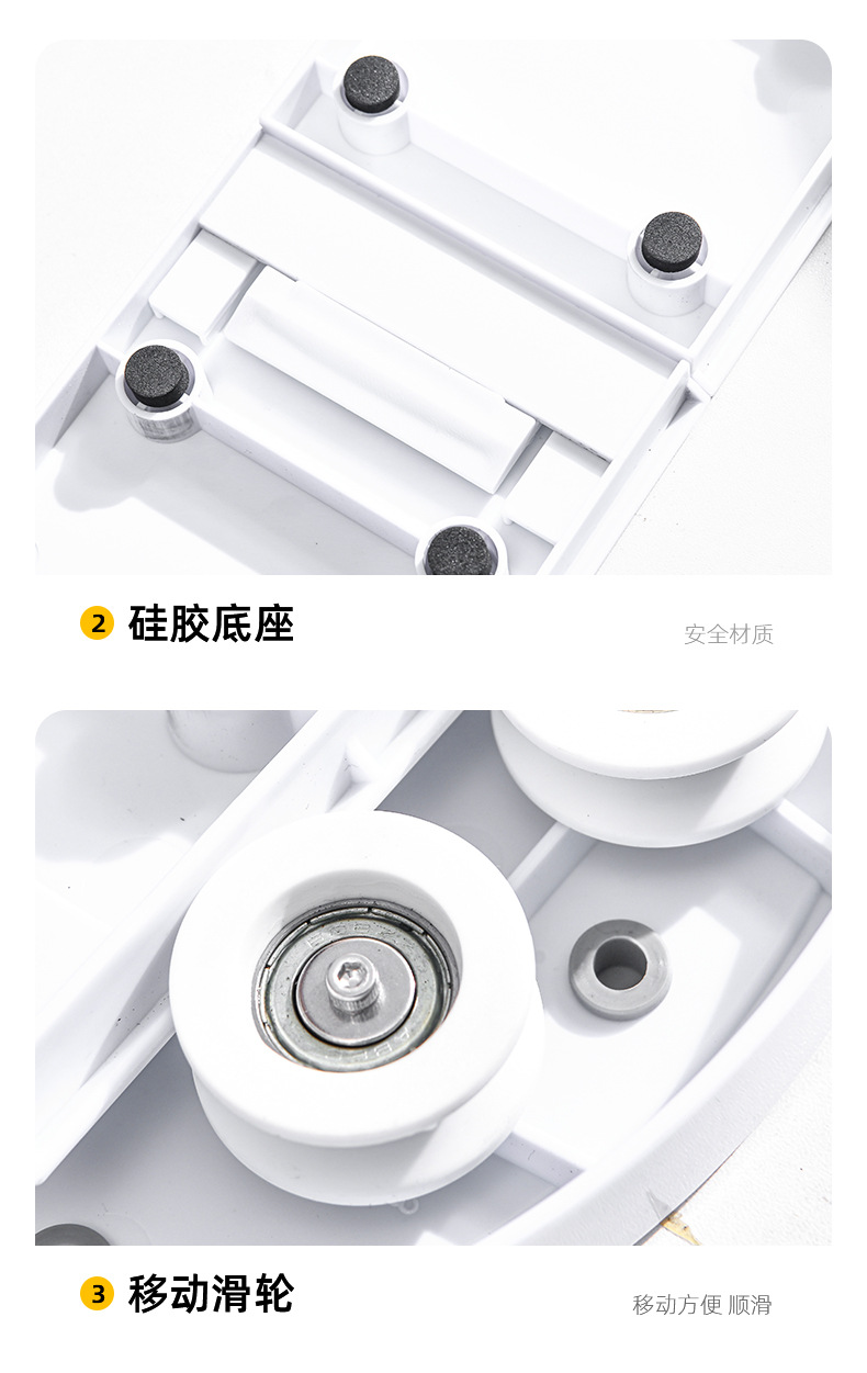 家用聚会长餐桌旋转盘多功能旋转火锅盘长方形圆形手动旋转餐盘详情17