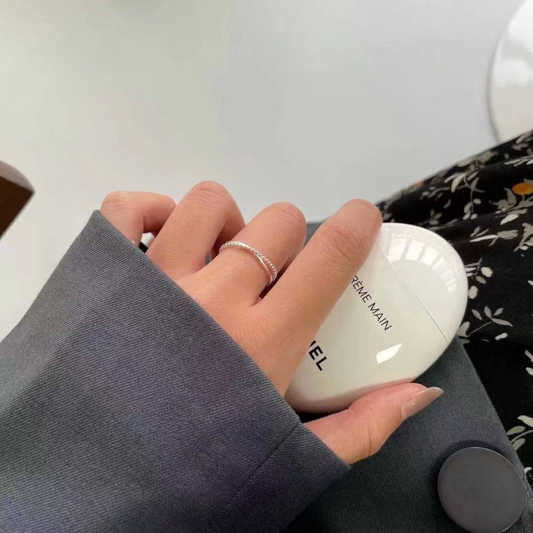 热卖戒指合集s925通体纯银材质百搭小巧精致指环亮银色ins风组合详情17