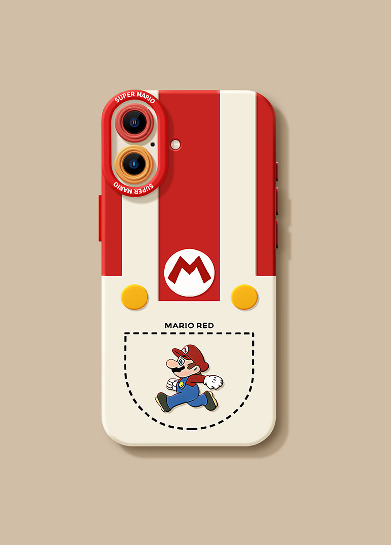 优思顿适用苹果16promax手机壳iphone16马里奥15pro新款14硅胶13详情7