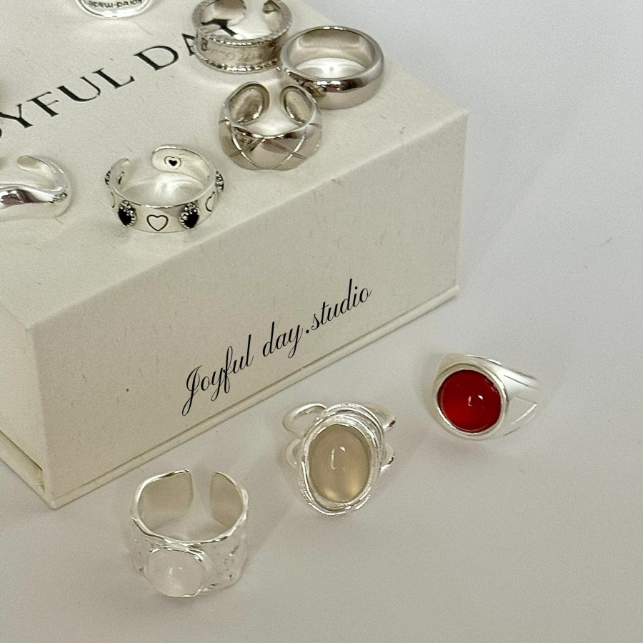 Korean zircon diamond ring for women, 925 sterling silver spring/Summer, niche, light luxury, high-end index finger ring, open ring wholesale pic 12