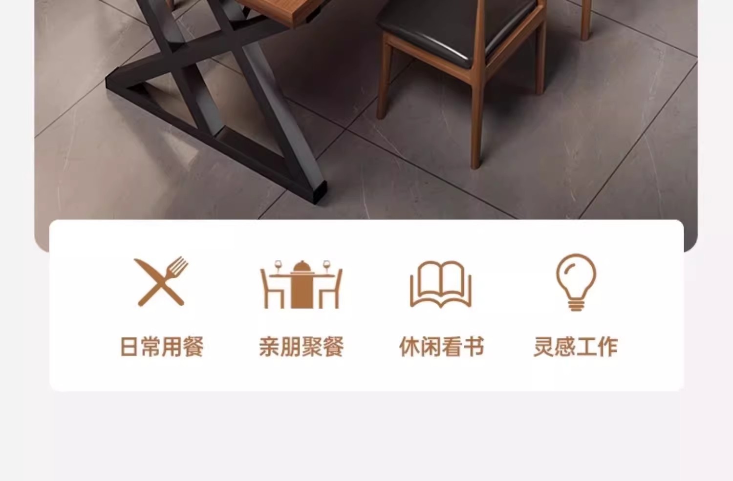星辰工厂批发桌子餐饮商用方形工业风餐厅酒吧咖啡厅专用桌子快餐店烧烤店餐桌详情5