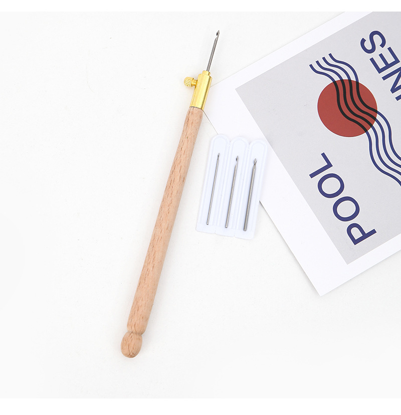法式反绣木柄钩针diy正反面钩花工具luneville刺绣针串珠亮片钩针详情16
