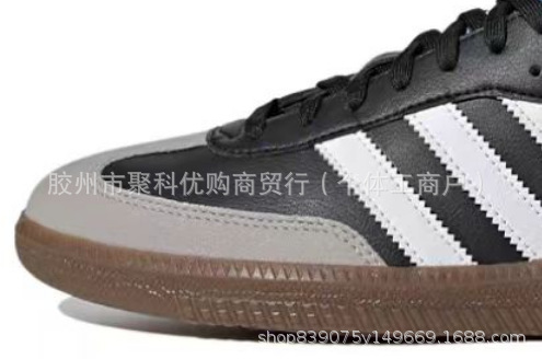 莆田德训鞋女鞋莆田高版本samba纯原百搭校园银色增高厚底红色小详情16